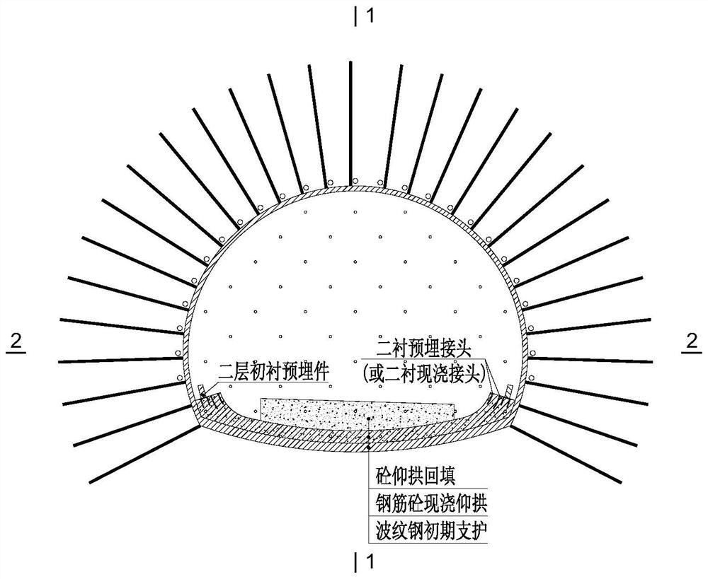 A Supporting Method for Tunnel Corrugated Steel Double Layer Primary Lining