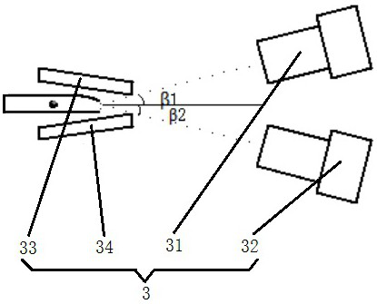 Mobile phone metal middle frame defect imaging system and detection method