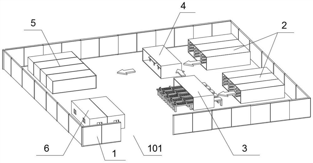 A support and hanger green construction integrated system