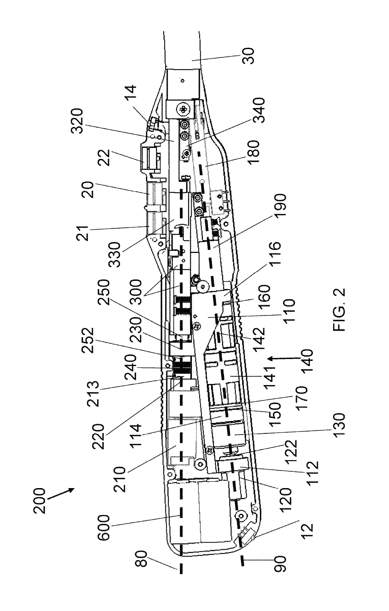 Electrically self-powered surgical instrument with manual release