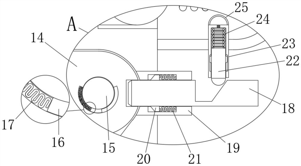 Rotor bearing dismounting tool