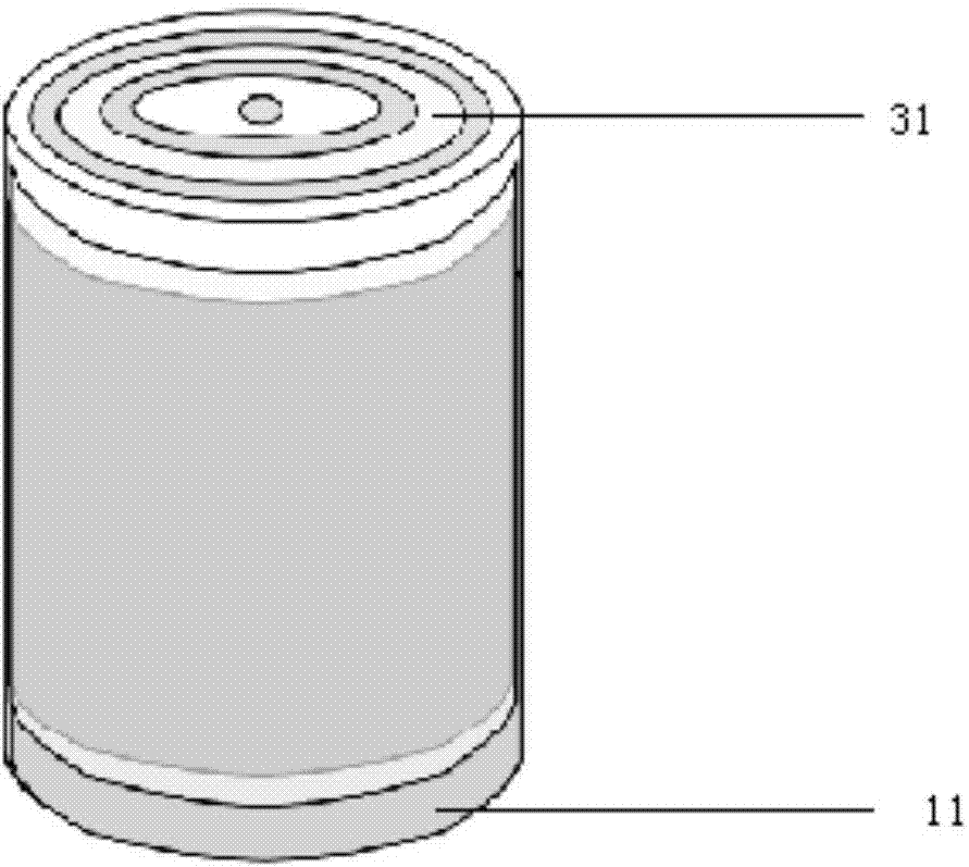 Preparation method of cylindrical battery free of tab welding