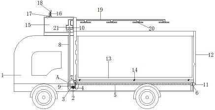 Garbage truck with detachable carriage