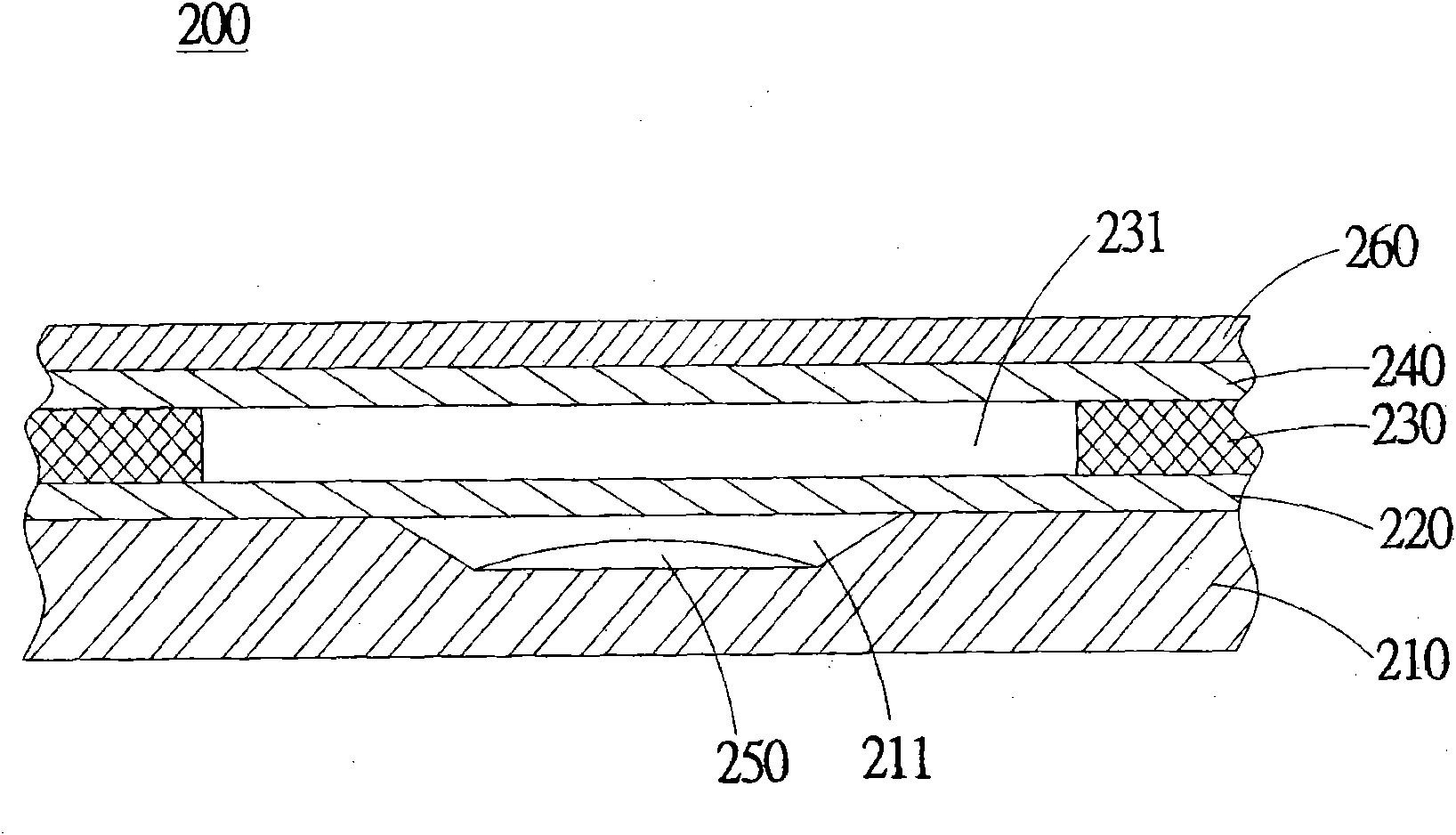 Touch structure