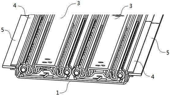 Heavy dust-proof sliding rail