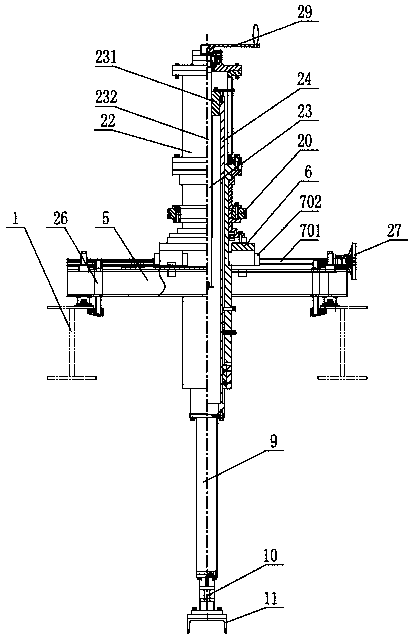 Device for measuring hydrodynamic force interference among multiple ships