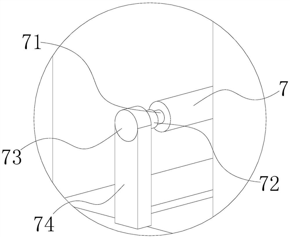 Cloth drying device for a rotary screen printing machine