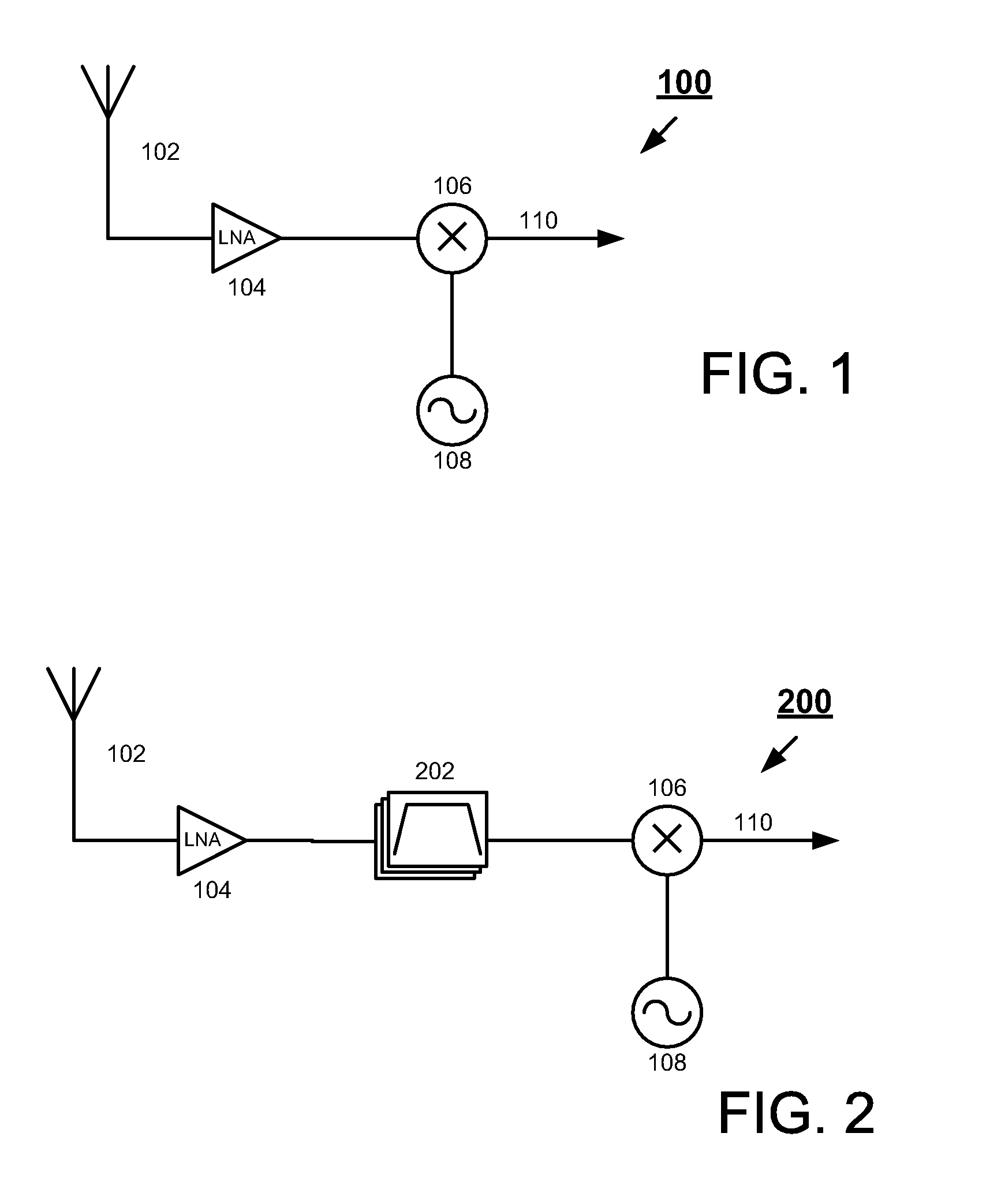 Integrated Wideband RF Tracking Filter for RF Front End with Parallel Band Switched Tuned Amplifiers