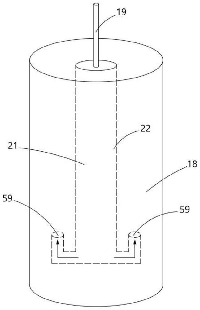 Liquid mist defoaming device for falling film absorption tower