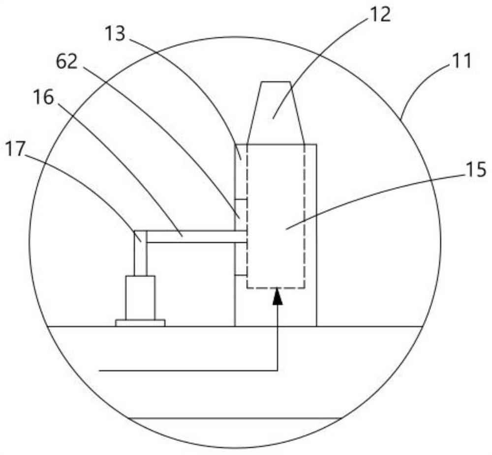 Liquid mist defoaming device for falling film absorption tower