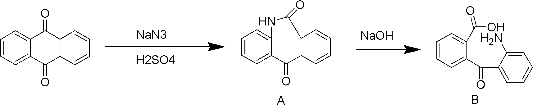 Preparation method of 2-benzo diazepine anthrone