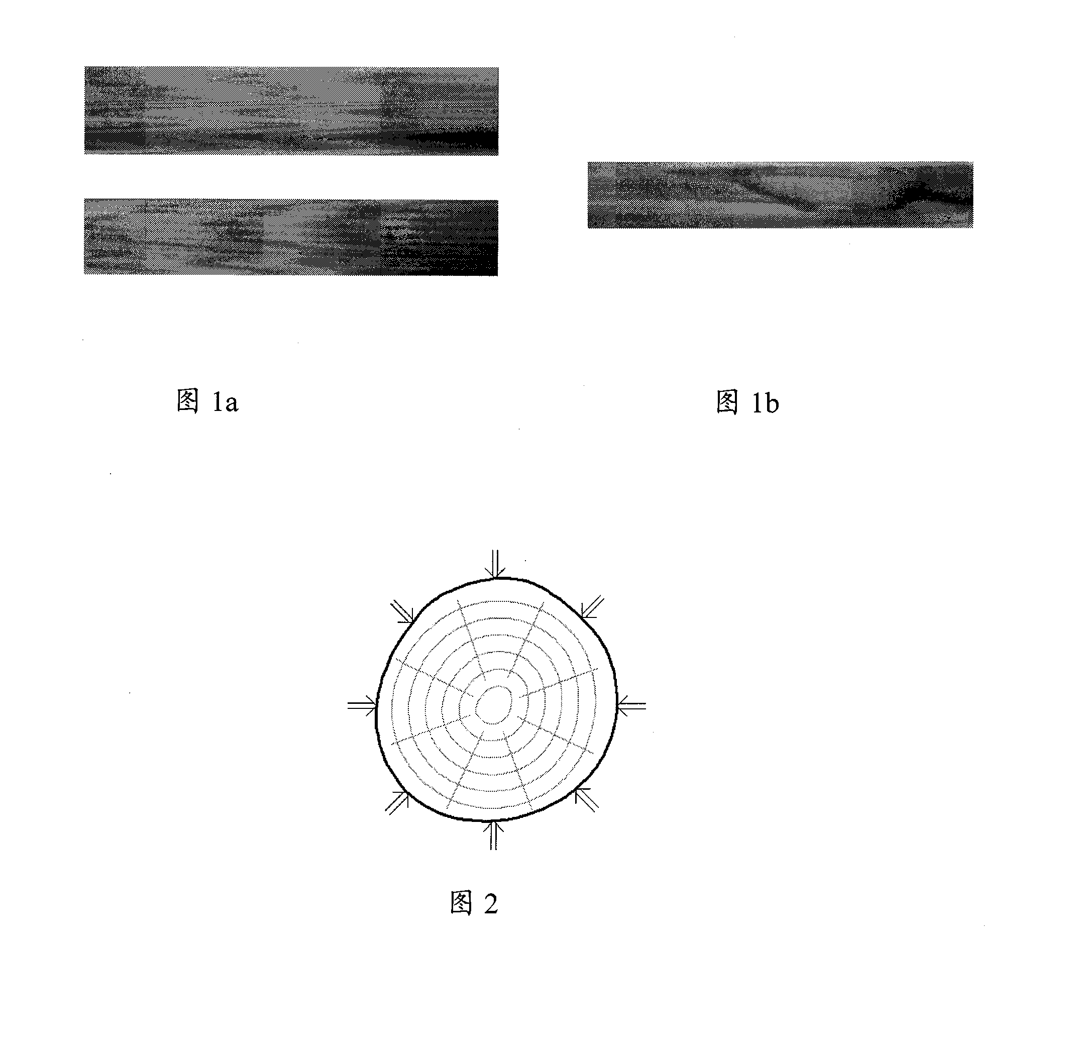 Quarter-sawn timber visual measurement and mechanical classification method of fir sapwood of wind electric blade composite