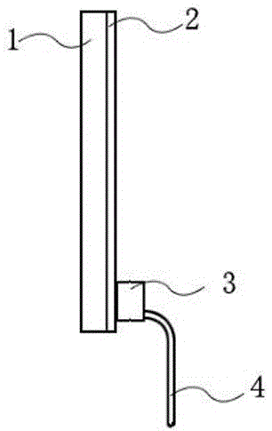 Reticule with digital display screen function and manufacturing method thereof