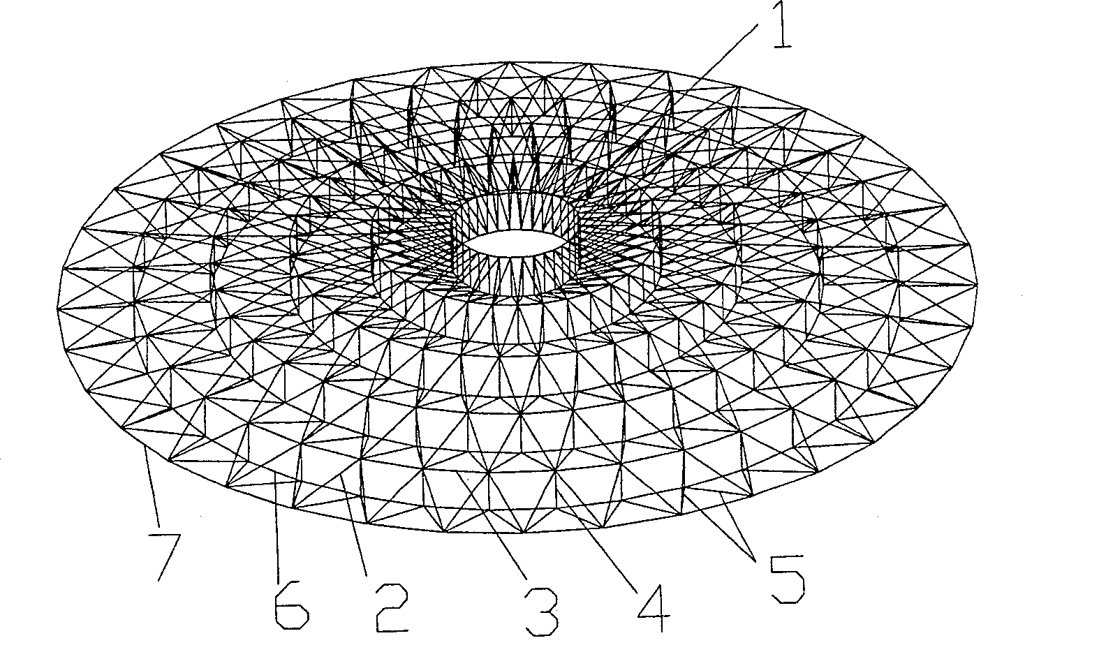 Cord string branch dome