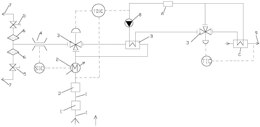 Novel aging treatment heat energy recycling device