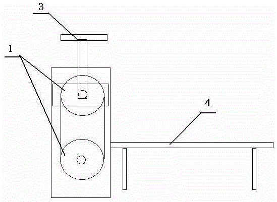 Insulation board production device
