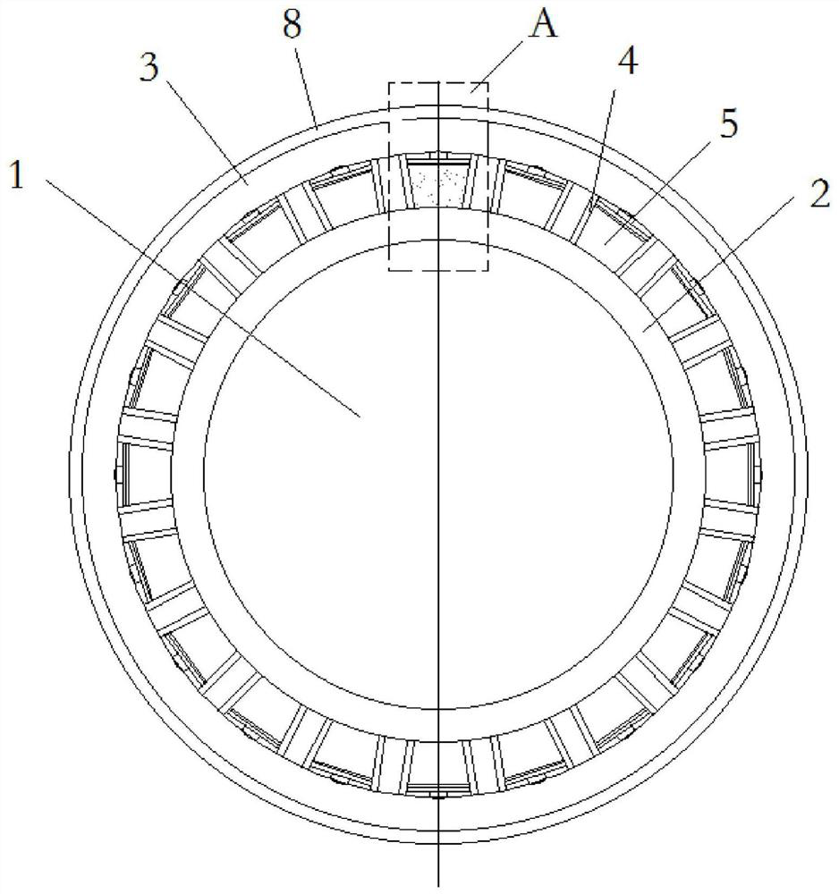 Device for detecting rotor magnetic steel of permanent magnet motor by adopting magnetorheological fluid