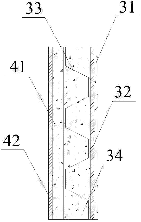Deep high-ground-temperature roadway heat-insulation lining structure and construction method thereof