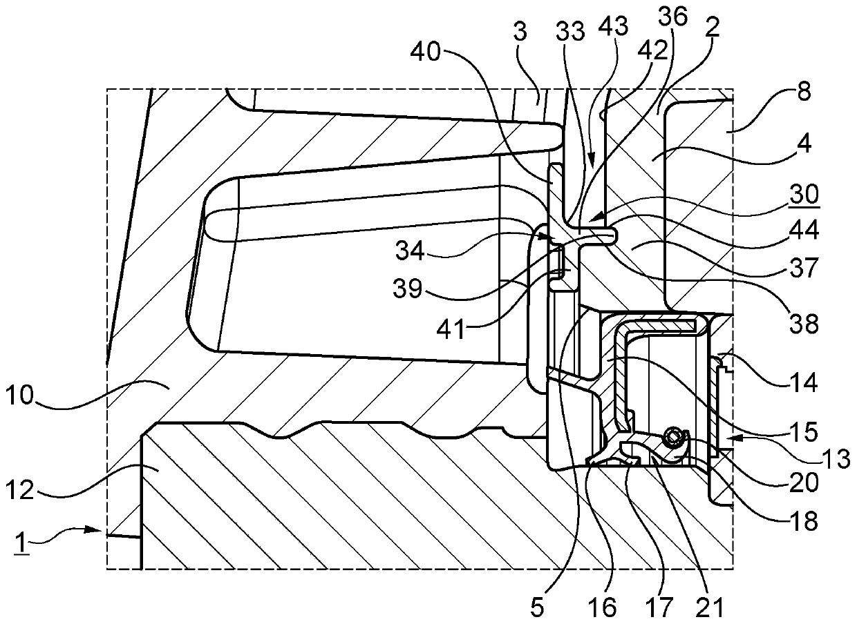 Washing machine with sealing assembly for bearing assembly of washing machine lye container