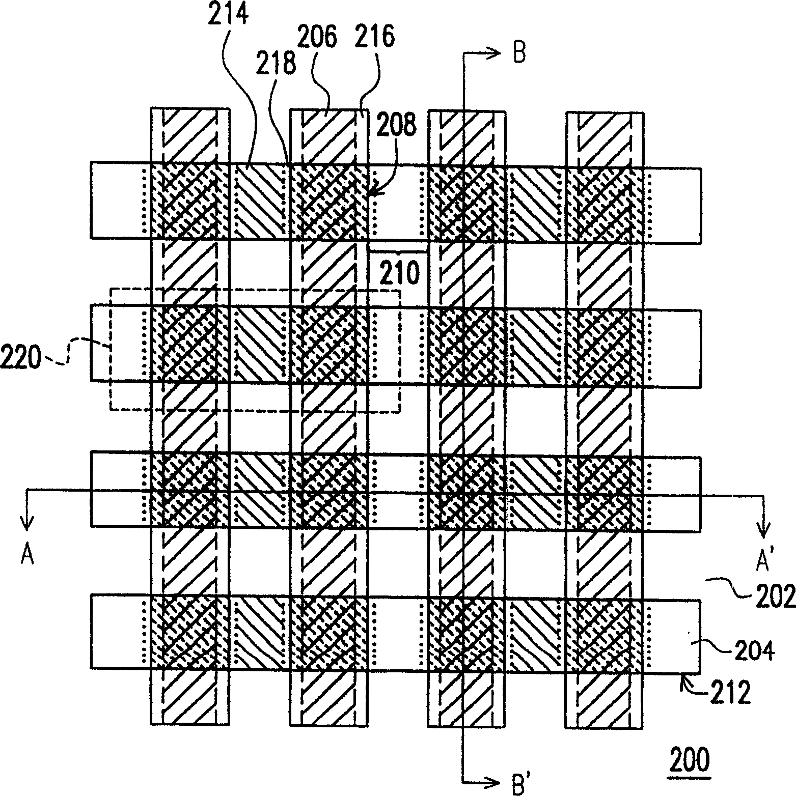 Structure of flash memory and its operation method