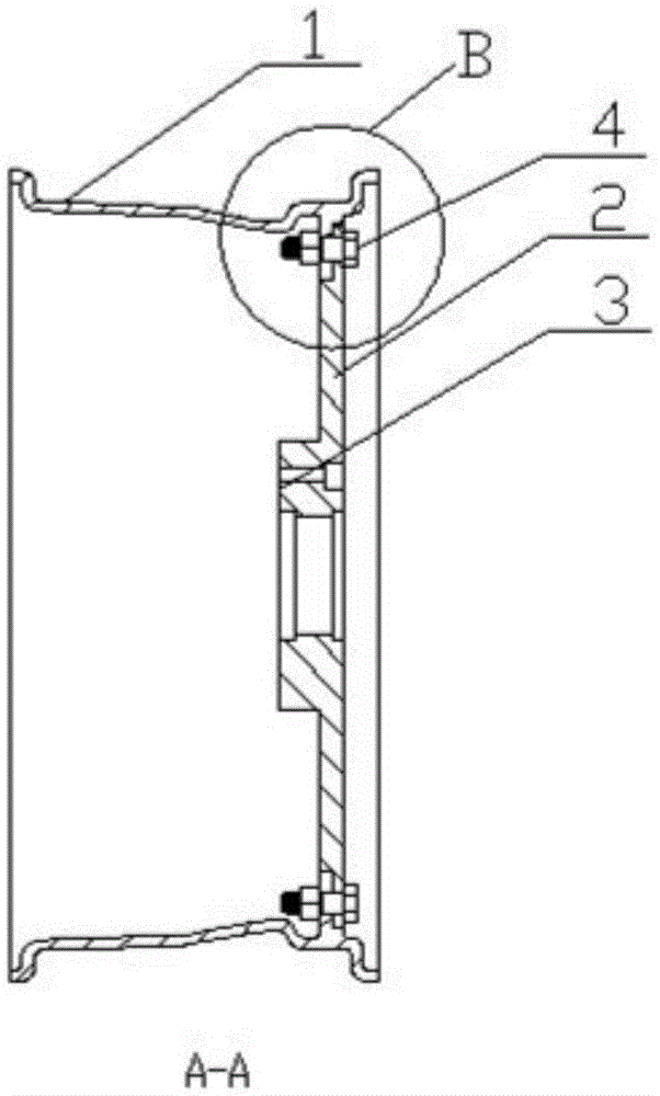 A lightweight assembled wheel