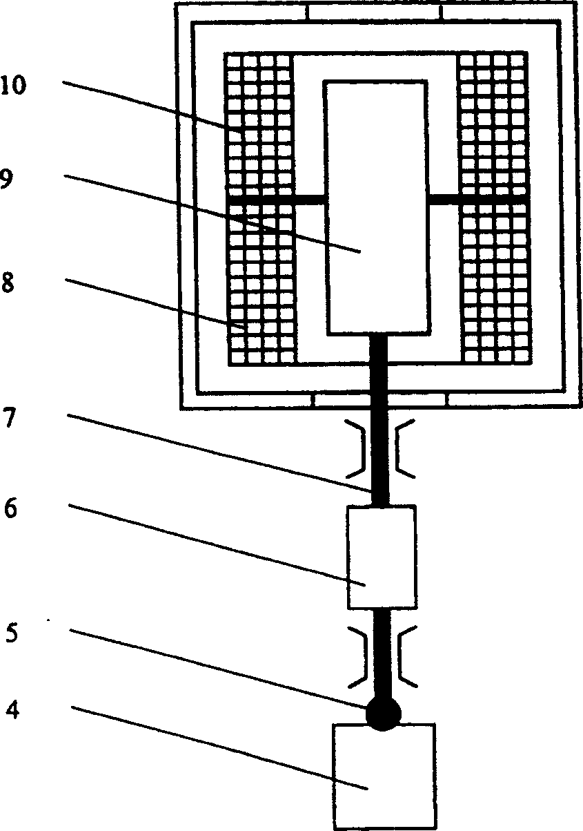 Step-recursion nano-level measuring system based on high-precision inductive probe