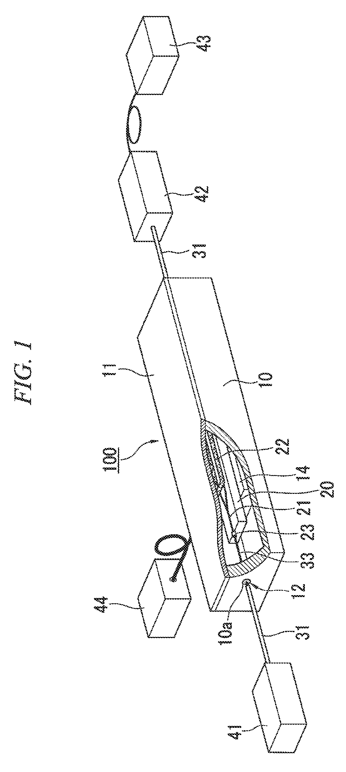 Optical device sealing structure and optical device manufacturing method