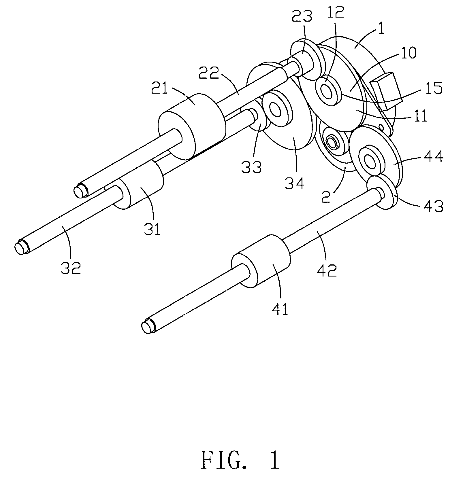 Automatic paper feed apparatus having improved paper separation device