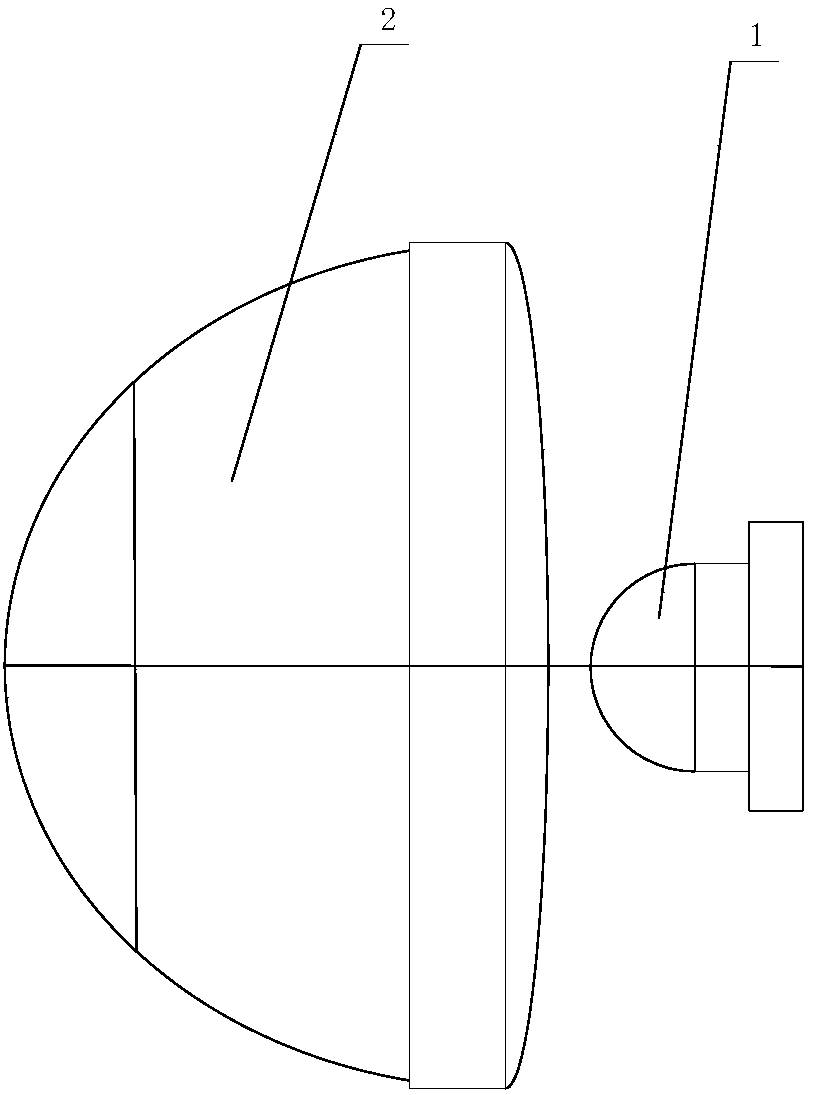 High-precision free-form surface lens based on light-emitting diode light distribution curve
