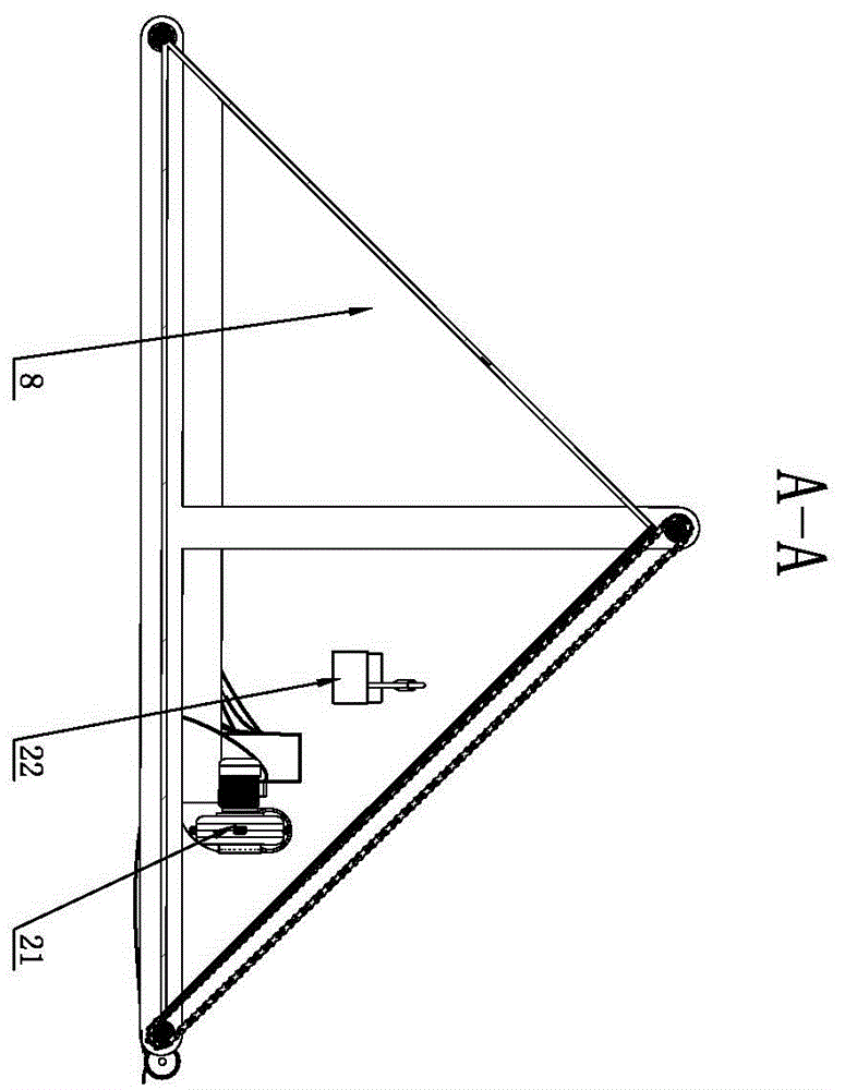 Solar heat-saving cycling type grain drying equipment