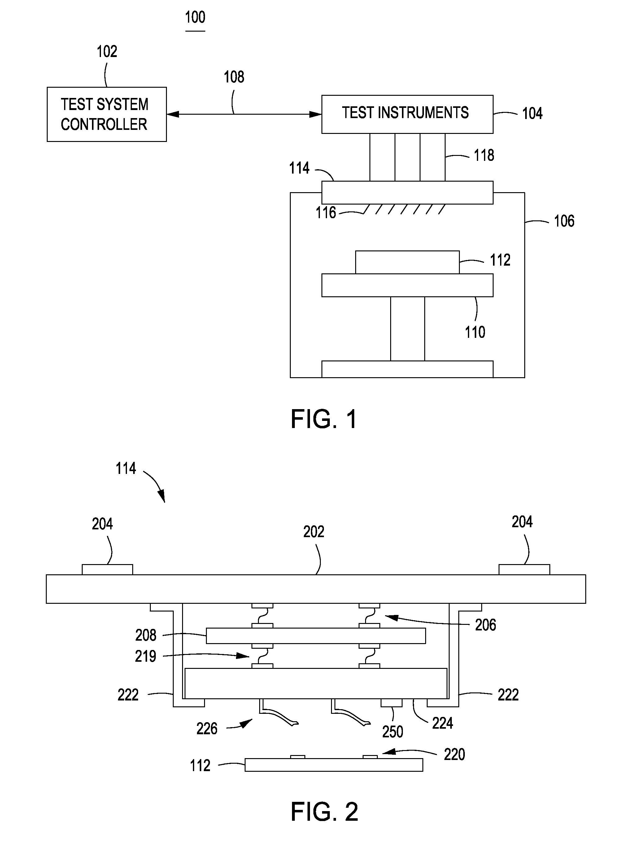 Method and apparatus for Terminating A Test Signal Applied To Multiple Semiconductor Loads Under Test