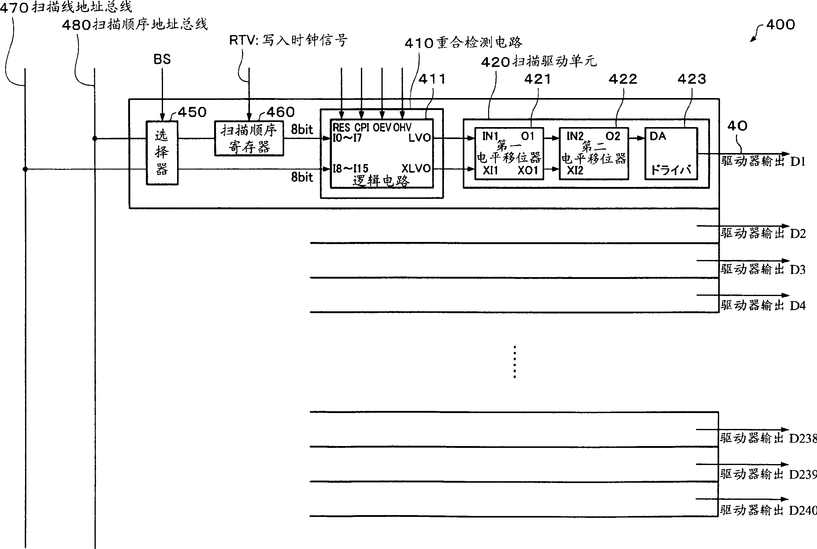 Display driver, electro-optical device and drive method therefor