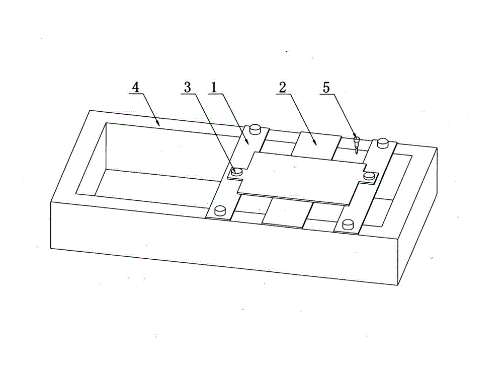 Method for positioning mold line sample plate with positioning hole in repairing process