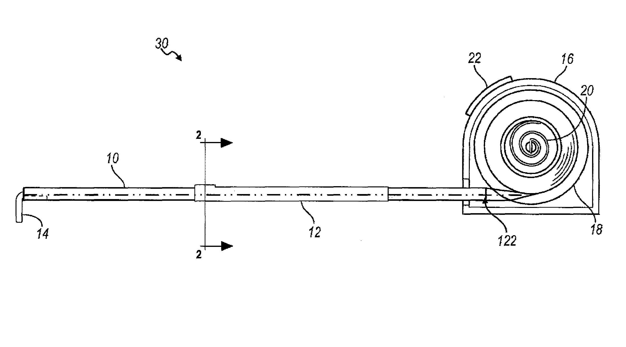 Layered beam measurement apparatus