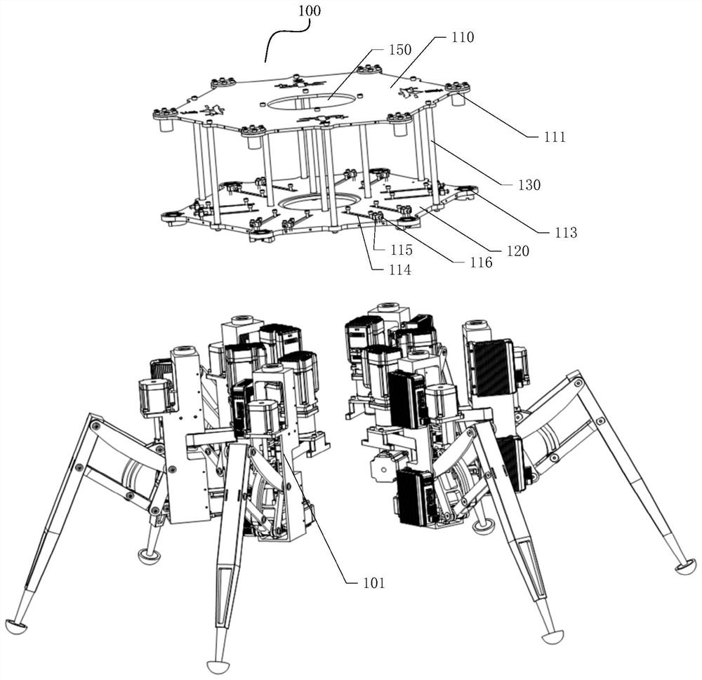 Bionic hexapod robot