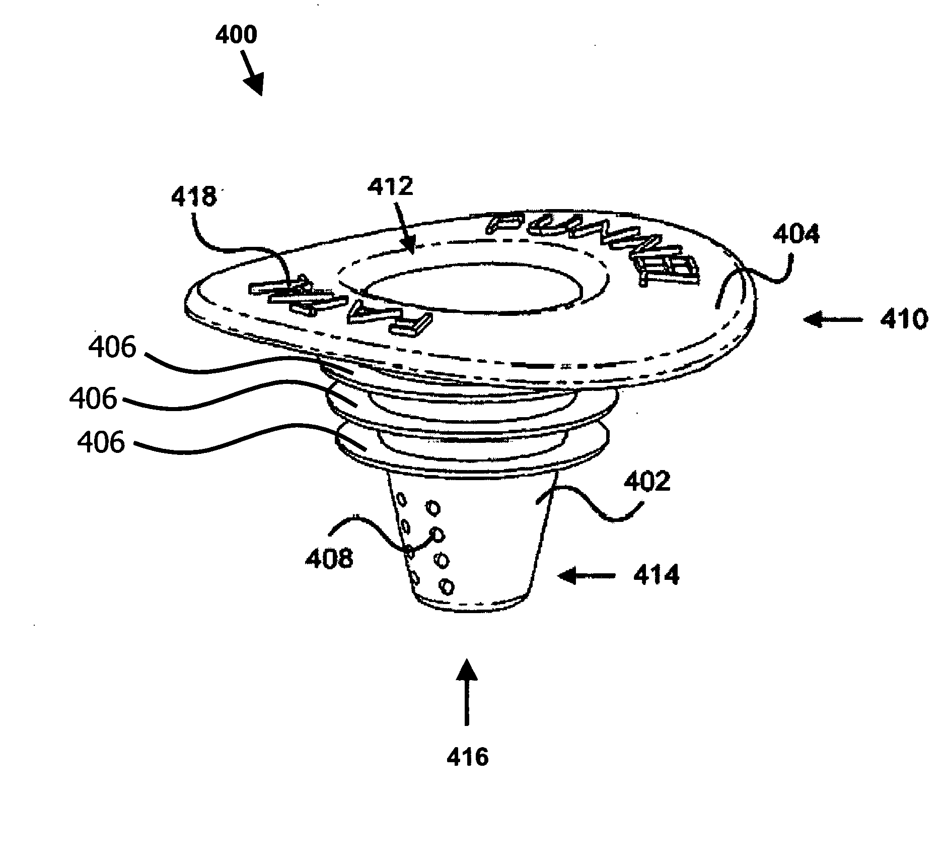 Insertable pest catching device
