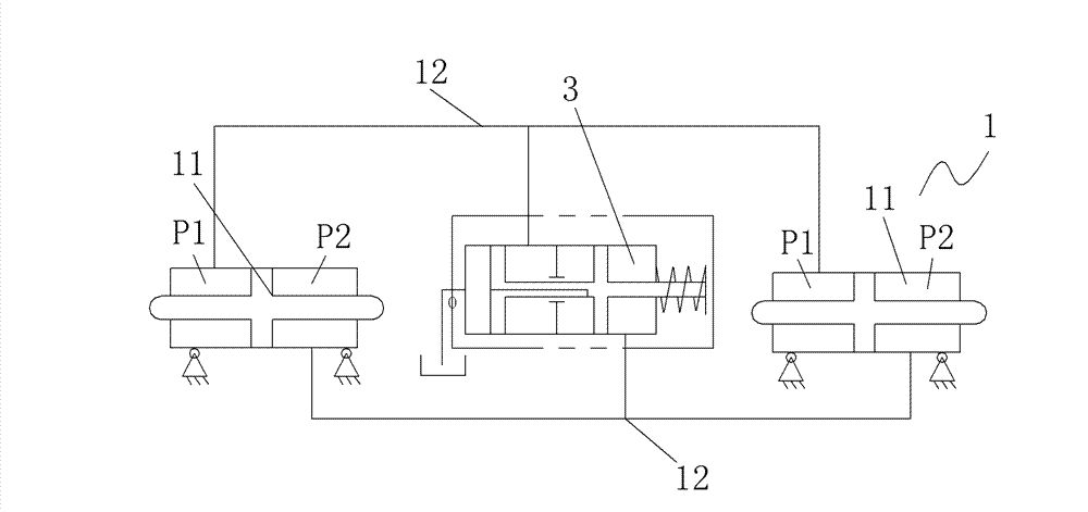 Hydrostatic system, hydrostatic steering system and hydrostatic pressure-limiting oil replenishing device thereof