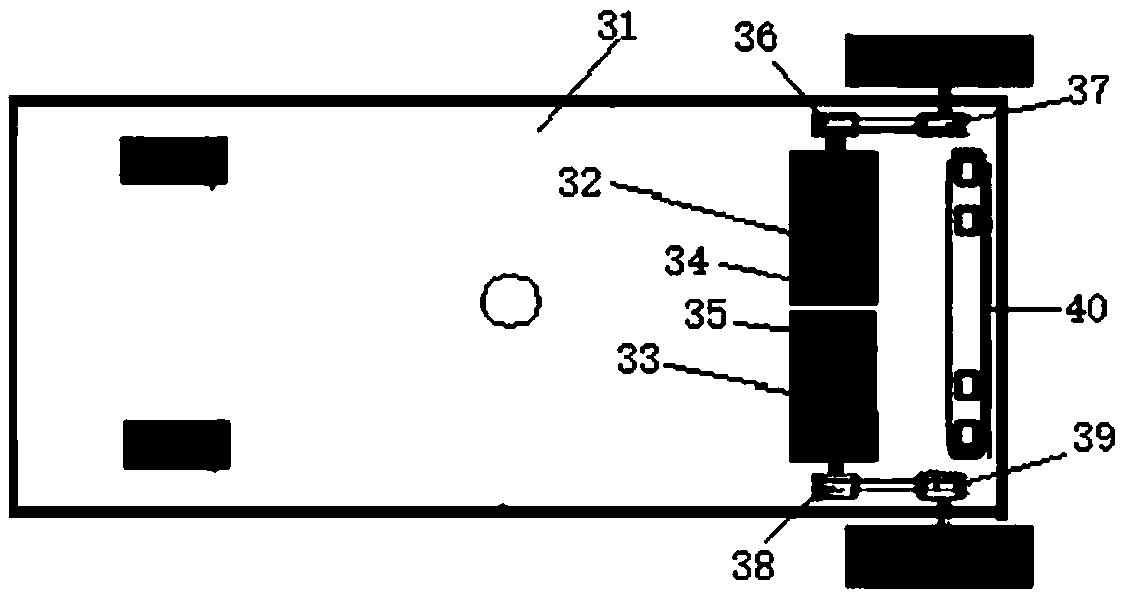 Robot express distribution system and control method applied in express delivery room