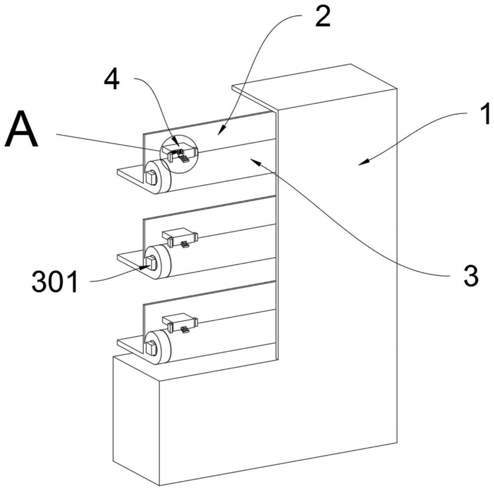 File storage device with bearing partition plates capable of being obliquely adjusted