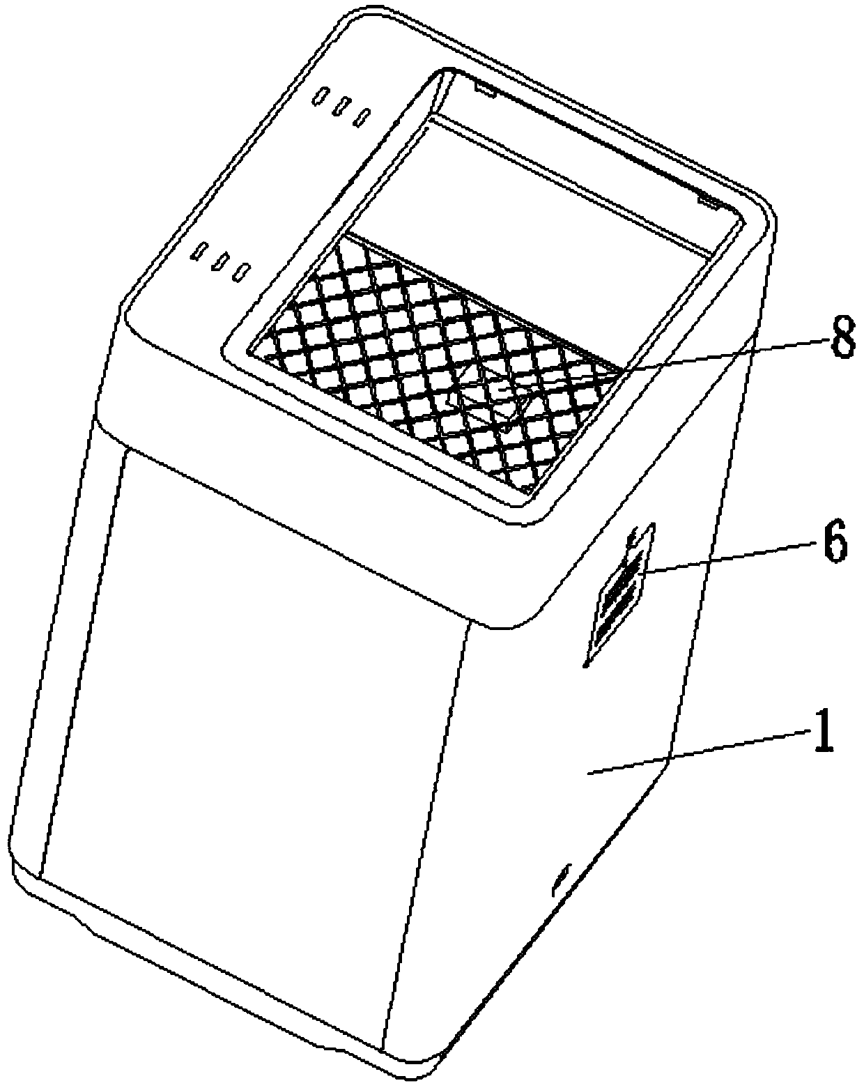 Air purifier with sensor for monitoring formaldehyde
