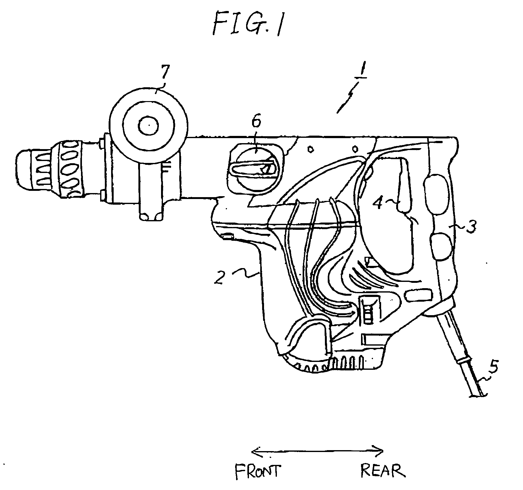 Hammer drill having switching mechanism for switching operation modes
