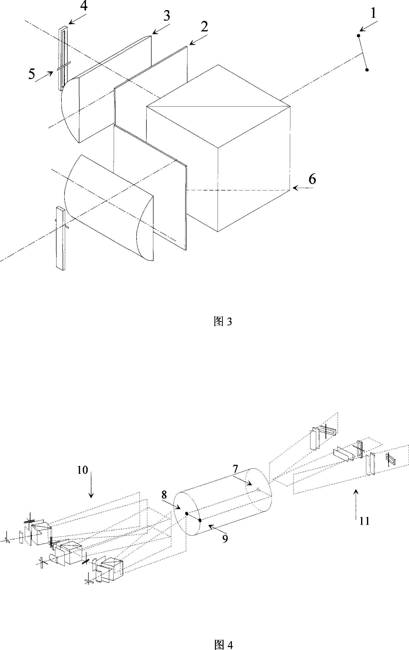 Linear array CCD spatial target posture based measuring systems and its measurement method