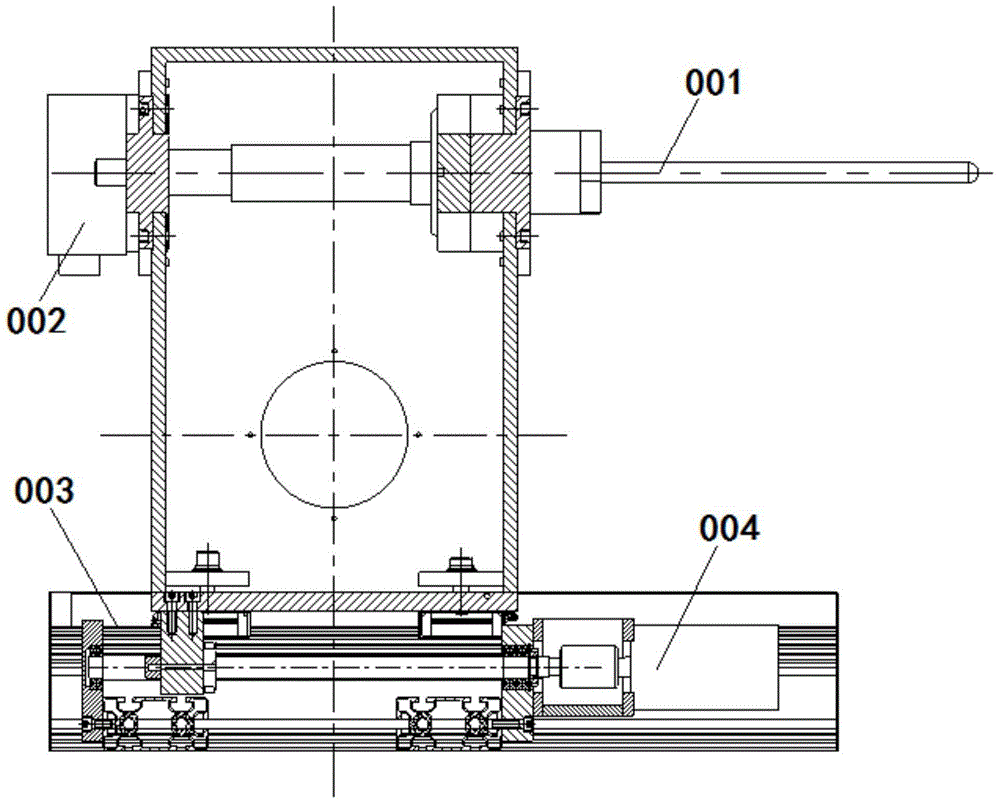 Full-automatic winding device and winding displacement control method thereof