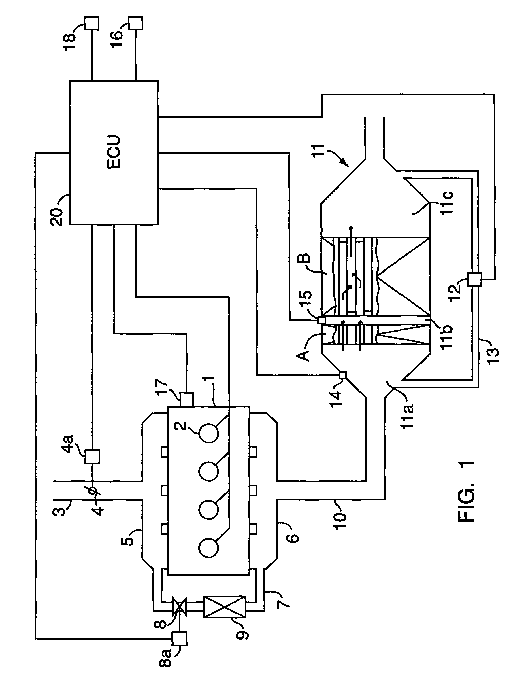 Engine exhaust gas purification device