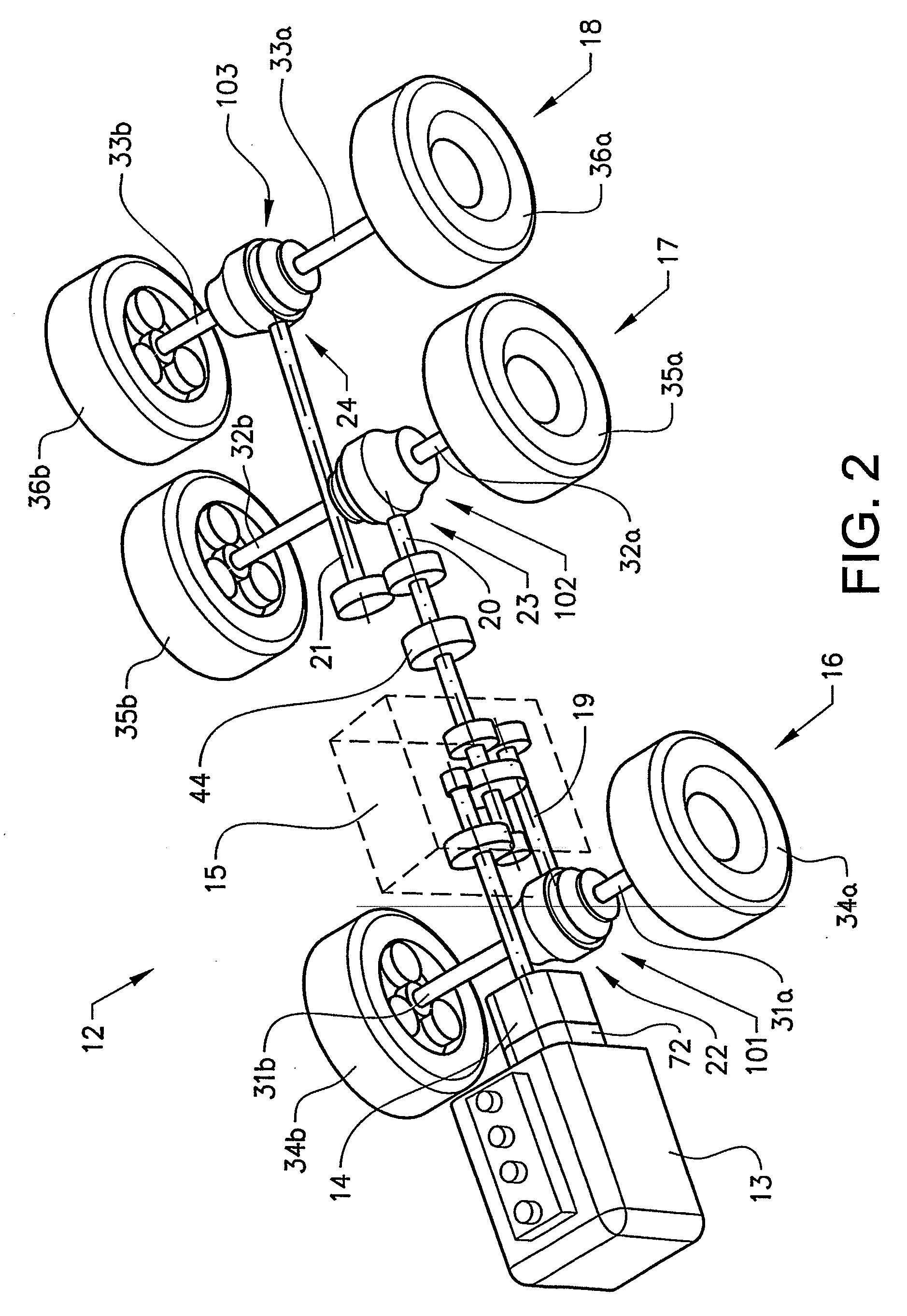 Drive System And An Axle For A Vehicle Driveline, And A Vehicle Comprising The Driveline