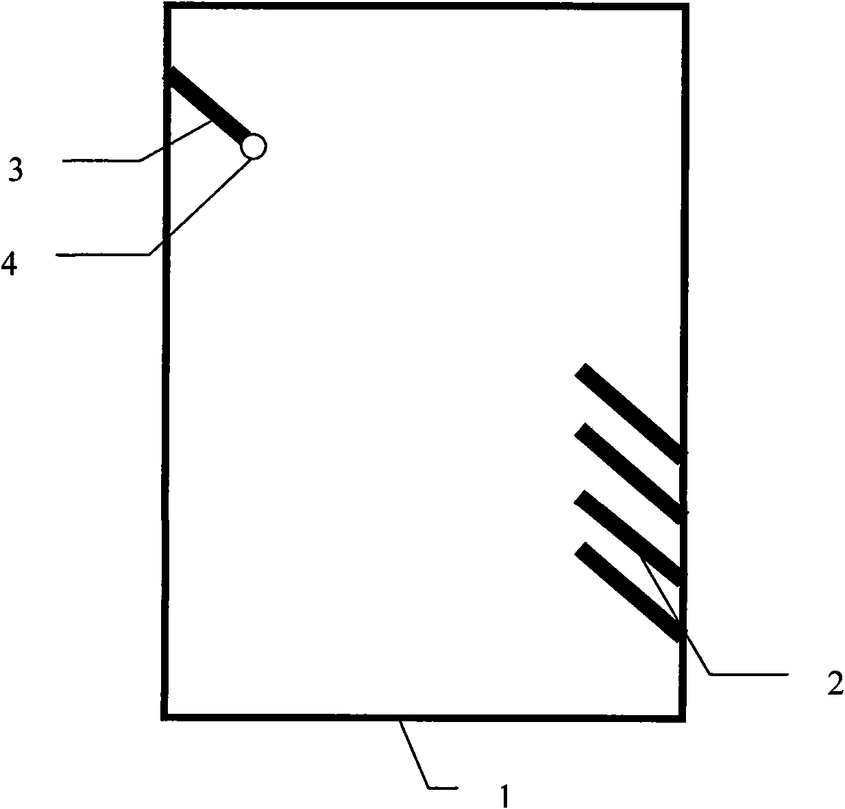 Demonstration device for generating Poggendorff illusion and demonstration method