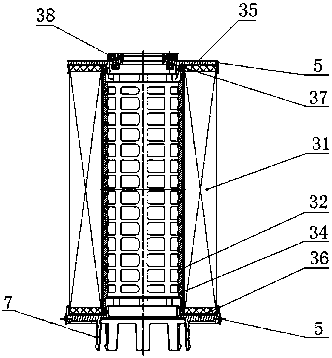 Three-stage oil-water separator