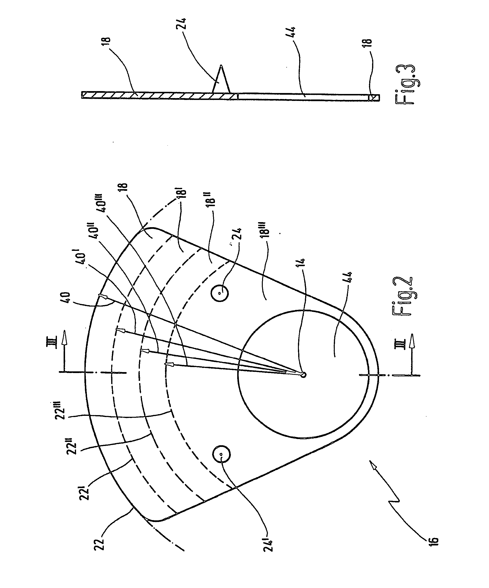 Device for forming a drill hole in bone