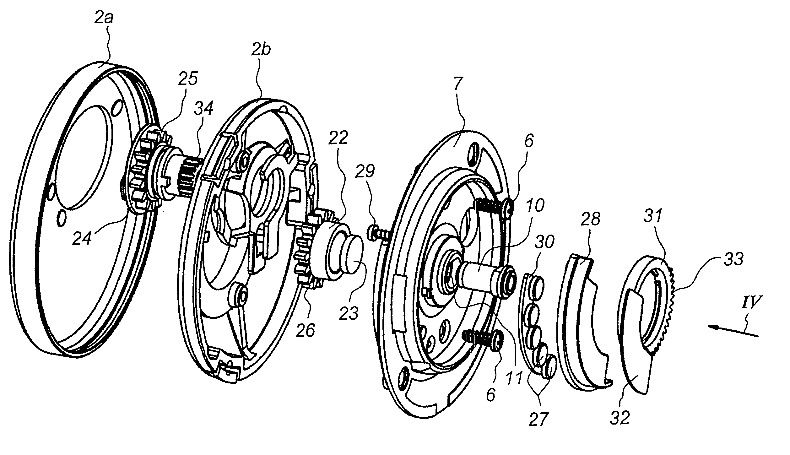 Magnetic brake for braking a line spool of a fishing reel