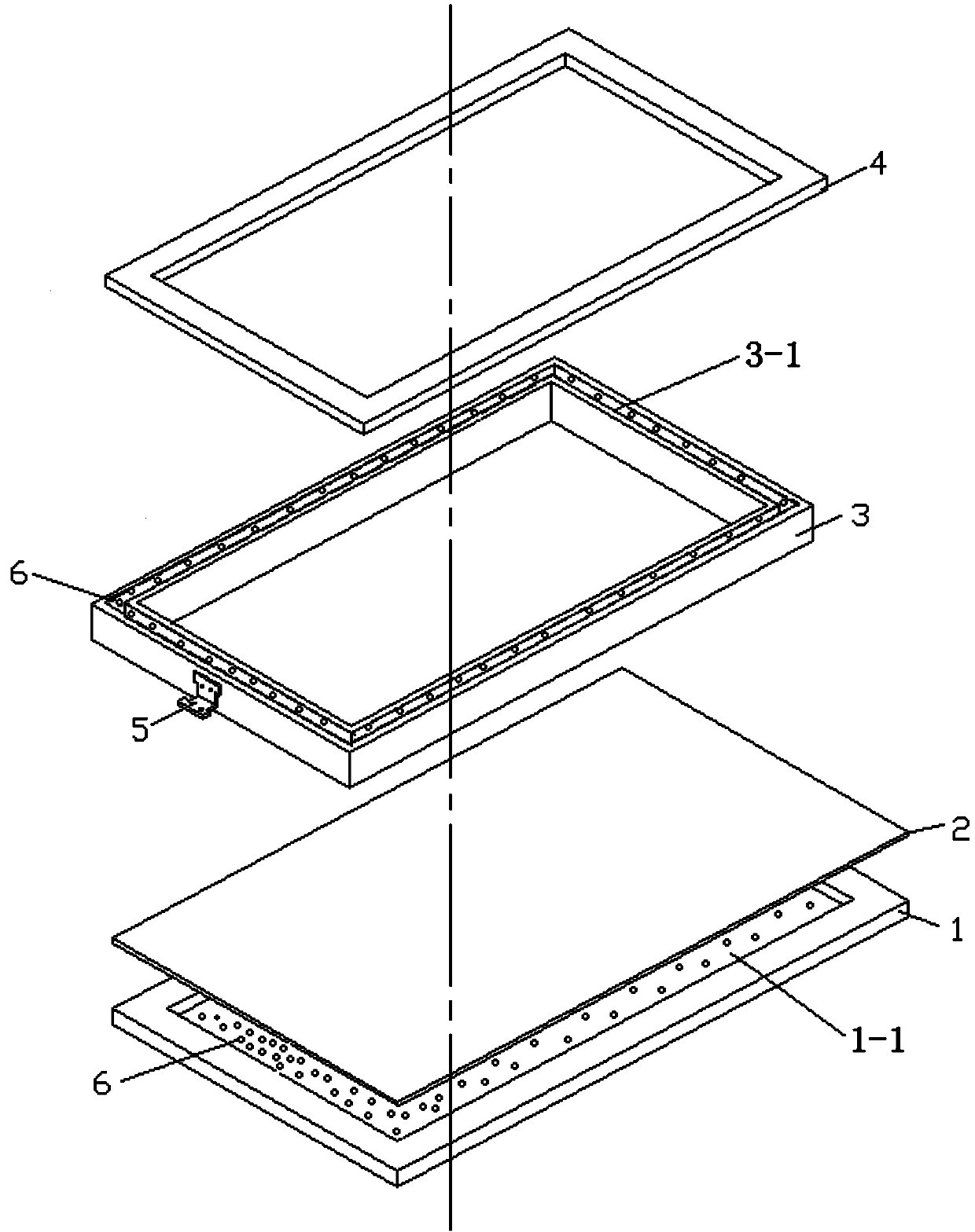 Forming mold for foamed cement board and method for preparing foamed cement board
